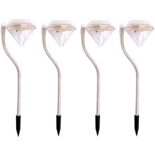 Luminárias decorativas para jardim, globo solar com mudança de cor para jardins e caminhos externos, design à prova d'água e durável, fácil de
