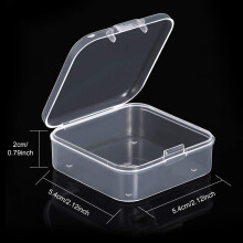 Organizatoare de mărgele, materiale ecologice, recipient mic din plastic multifuncțional, recipiente transparente pentru depozitarea mărgelelor,