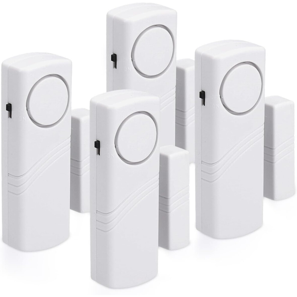 Home Sentinel Elite, Wireless Door Alarms With Remote Control, Magnetic Contact For Enhanced Security, Door Security Sensor With 100Db Loud Alarm, 9048212475811