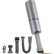 Portable Vacuum Cleaner, 3-In-1 Versatile Tool, High Power Suction Cyclone Vacuum With Reusable Filter And Corner Cleaning Tool