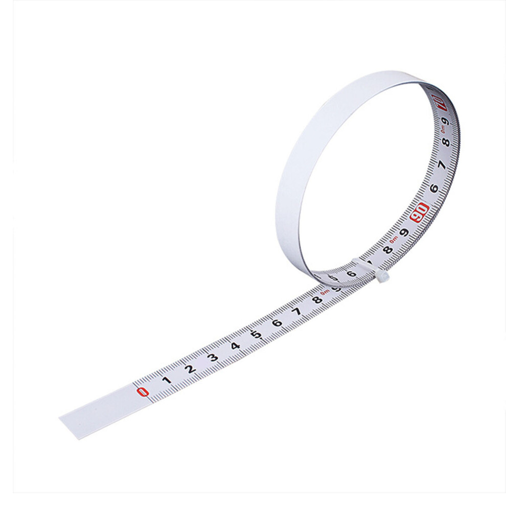 Durable 5M Carbon Steel Self-Adhesive Tape Measure 13Mm Wide Left To Right 8721368774472