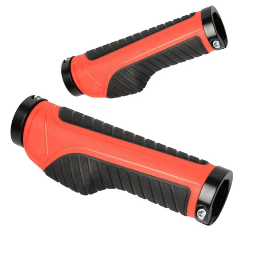2 pezzi Manopole ergonomiche per bicicletta con bloccaggio doppio 13 cm 2