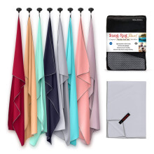 Snug Rug Microfibre Towel Extra Large XL 200 x 90cm ? Super Absorbent - Quick Drying - Lightweight Compact Travel - Antibacterial Swimming Sports