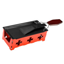 Cheese BBQ for Grilling Efficient Cheese Grill Pan with Spatula Delicate Gift for Cheese Lovers