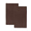 Catherine Lansfield Catherine Lansfield Quick Dry Cotton 90x140 cm Bath Sheet Pair Chocolate 3
