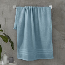 Catherine Lansfield Zero Twist Cotton 90x140cm Bath Sheet Pair Blue