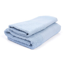 Filet Ago.fil S.r.l. Hand Towel Set (1+1) to Embroider Couple, 100% Cotton, Sky, 60 x 105 ? 40 x 60 cm