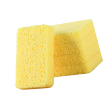 Esponja de pulpa de madera para fregar 90 g, antideformación, ecológica