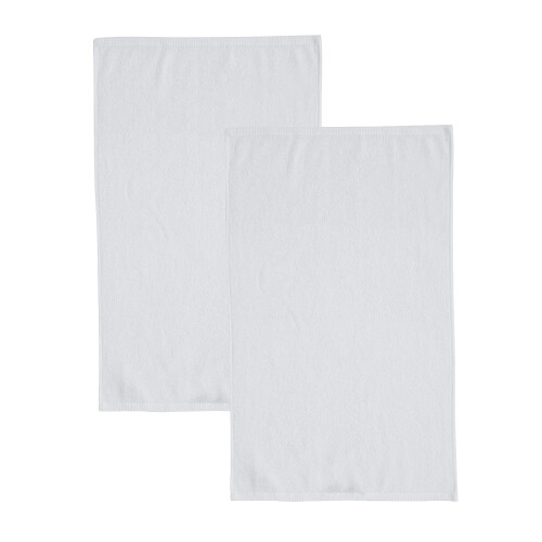 Catherine Lansfield Catherine Lansfield Quick Dry Cotton Bath Sheet Pair White 2