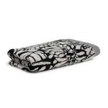 M?ve Brooklyn Botanic Bath Towel 80 x 150 cm 85% Cotton / 10% Viscose / 5% Linen Natural/Black