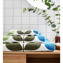Orla Kiely Trio Stem Riviera TowelsBathroom Linen: Bath Towel, 70x125cm