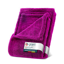 Glart 44TW68P Set Twist Car Drying Cloths XXL - Premium 80x55cm & 60x40cm microfiber towels for scratch-free drying. Large drying towel for cars and