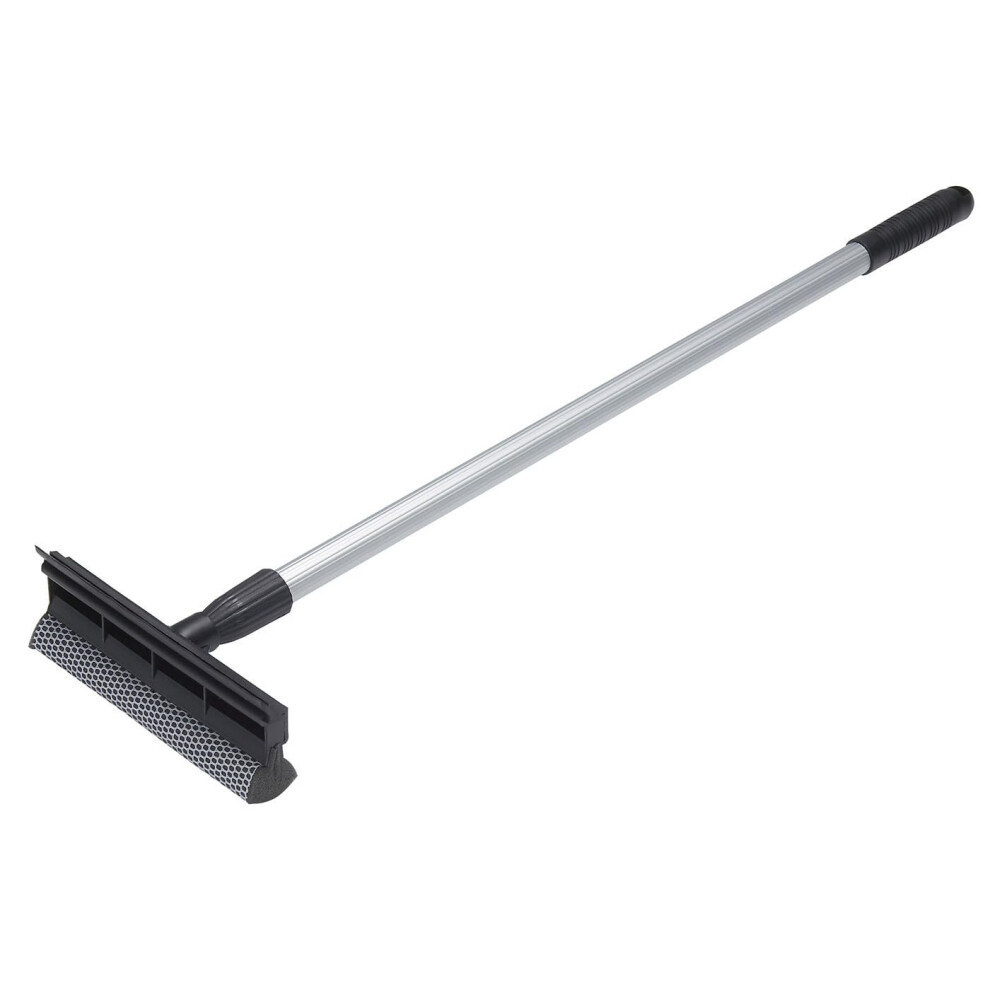 Vikan 473952 Windscreen Scraper With Sponge And Telescopic Handle, 710 Mm Length, 80 Mm Width, 65 Mm Height Black 5051221374031