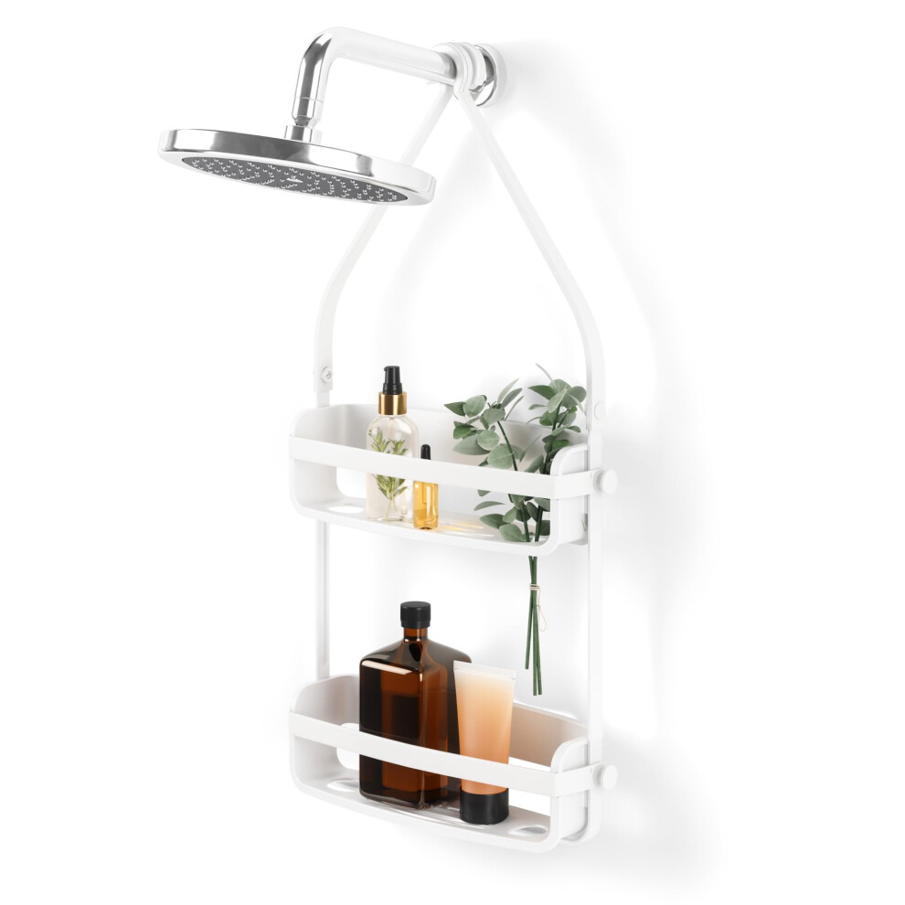 Umbra Flex Caddy 8.3 X 31.8 X 64.8 Cm, Weiss White