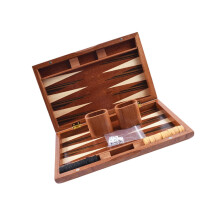 Classic Backgammon for Kids and Adults, Portable Board Game for Travel, Style C