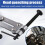 Multi-Functional Spring Compressor Pull-Out Disassembly Tool Oil Seal Removal Steam Protection Tool 12 Inches 3