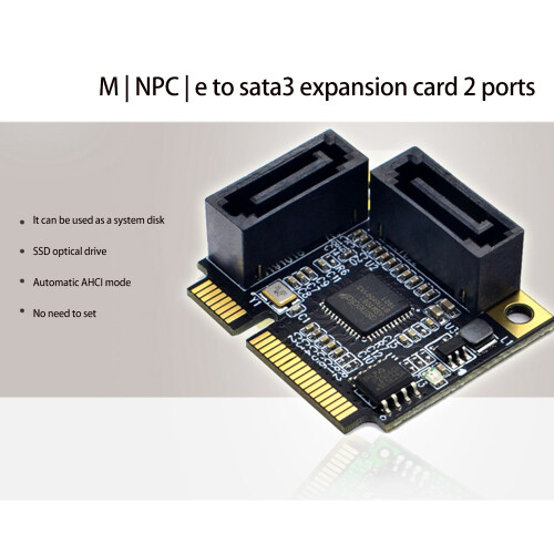 2   PCI-E PCI Express to  3.0 Converter Hard Drive Extension Card with  Cable for PC Computer 2