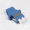 LC-Glasfaseradapter – LC-zu-LC-Duplex-Singlemode-Koppler – 5er-Pack – Blau 7