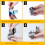 Secure Snap Design Nylon Lighter Storage Oil Proof CP Color Case 4