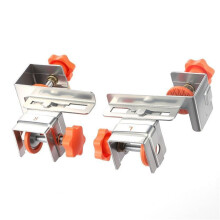 Drawer Front Panel Installation Clamp 1 Pair, Jig For Cabinet Face Frame Alignment NoHandle, Adjustable Mounting