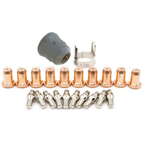 22 Pieces IPT-60 PT-60 IPT-40 PT40 Plasma Cutting Torch Electrode Protective Cover Holder 1