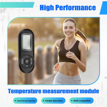 Portable FM Radio, Pocket Radio Receiver mit KopfhöRer FM Bass Stereo Radio zum Laufen Laufen Joggen