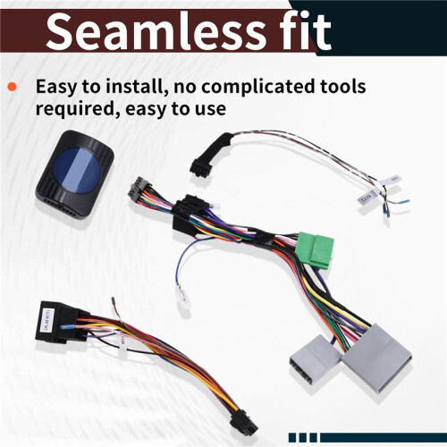 Pour   Hatchback Câbles Adaptateurs Wries Câble D'Alimentation pour Autoradio Android 16 Broches 2006+ ISO 2