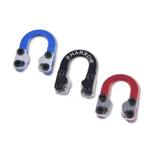 Archery Meta D Loop Ring Compound Bow Metal D Loop Metal D Ring Buckle Release Nocking Loop for Bow Release Accessories Black