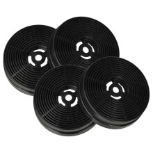 4 x activated carbon filters compatible with KKT Kolbe K113 S2 BASE604ED, BASE604WED, TEL350, BASE604S cooker hood.