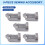 5 Pieces Plastic Knitting Machine Driving Cam Set for SRP60N Sewing Accessories Kit 4