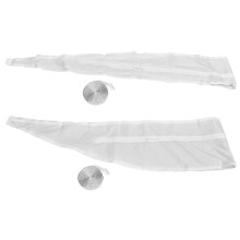 Air Conditioner Window Sealing Cloth, Portable AC Vent Kit, 3M Seal With Zip And DoubleSided Tape, Universal Fit