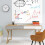 Whiteboard Wall Paper  Self Adhesive, Electrostatic, Removable (45 cm x 5 m) 2