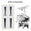 Console Top Storage Bracket for PS5 Universal Helmet Handle Charging Storage Bracket for PS5 Slim 2