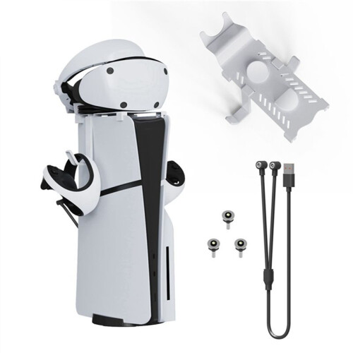 Console Top Storage Bracket for PS5 Universal Helmet Handle Charging Storage Bracket for PS5 Slim 2