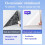 Whiteboard Wall Paper  Self Adhesive, Electrostatic, Removable (45 cm x 5 m) 4
