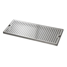 Stainless Steel Beer Tap Drip Tray 40cm NonDrain with Removable Filter for Home Bar Kitchen