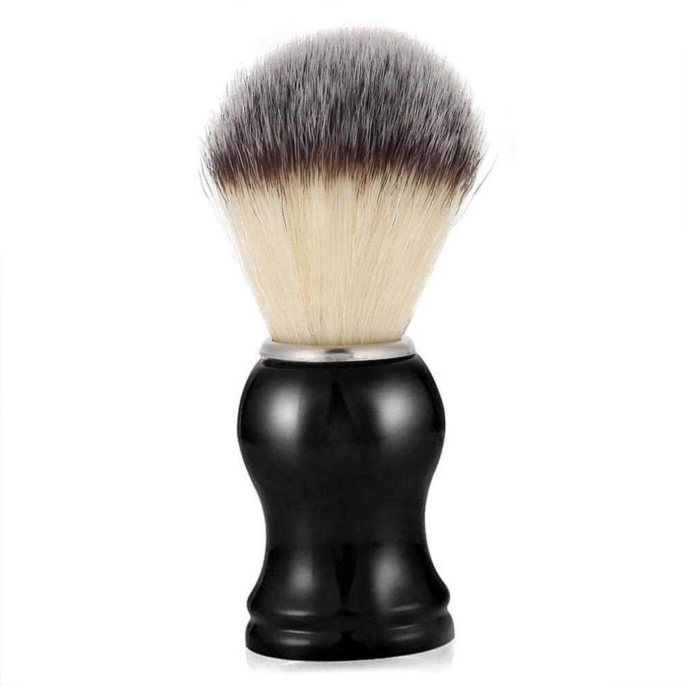 Black Men's 3In1 Shaving Set With Shaving Brush, Shaving Bowl And Brush Holder,