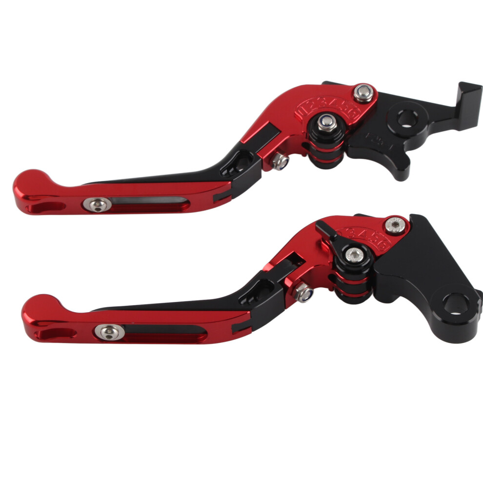 Cnc Aluminum Folding Clutch Levers For Trail 125 Monkey 125 Super Cub110 Red 7611368777072