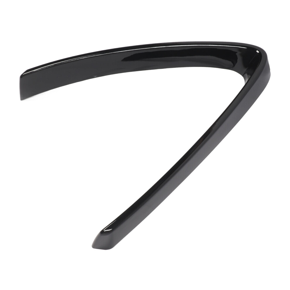 Alfa Romeo Stelvio Bumper Grill Trim V Shape Frame Bright Black 8791368777131