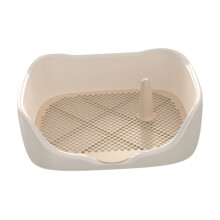 Dog toilet, mesh grid toilet for pets, potty for puppies, dog toilet, white medium