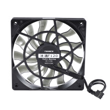 Flacher, 12 mm dicker (120 x 120 x 12 mm) 12-V-Desktop-Computer-Lüfter mit leiser, drehzahlverstellbarer 12-cm-Gehäusekühlung