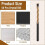 50pcs Drywall Drill Bits  Point Cutting Drill Bits Diameter Drywall Router Drill Bits Drywall Tools for Spiral Saw 4