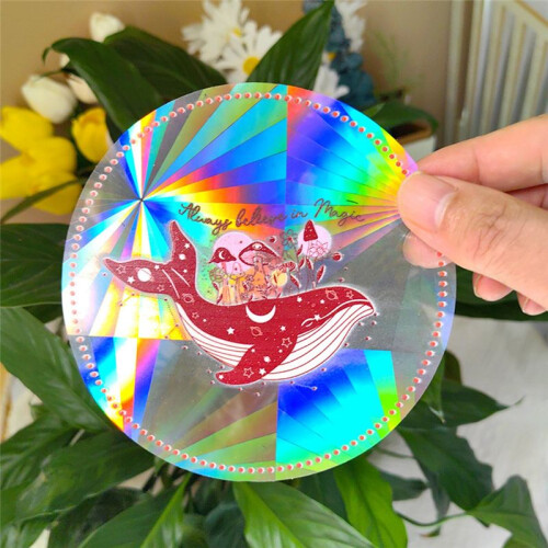 Window Decals, Rainbow Window Decals, Sun Protection Window Decals, Anti-Bird Window Decals A 2
