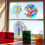 Window Decals, Rainbow Window Decals, Sun Protection Window Decals, Anti-Bird Window Decals A 6