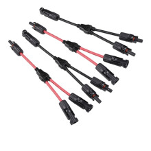 Y-Verzweigungsstecker 1 zu 2 Parallelanschluss Solaranschluss Photovoltaik-Panel-Adapter für Batterieplatten-Baugruppenleitung
