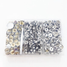 100 Stück 15 mm Edelstahl-Druckknöpfe für Bootsplanen, Markisenknöpfe, Nieten, Bootszubehör