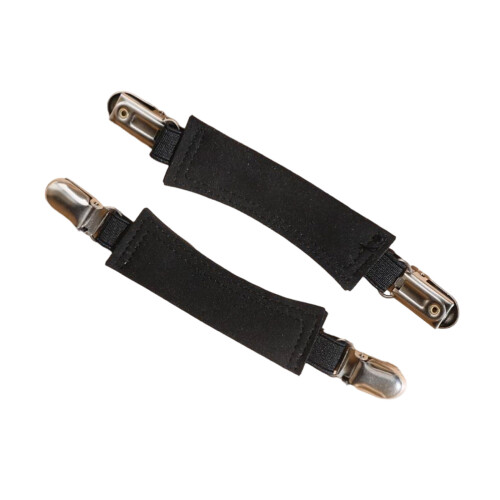 Clips de chaussures antidérapants discrets, adaptés à une-Noir