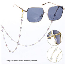 2er-Set Perlenbrillenketten für Damen, Perlenbrillenkette für Damen, Brillenband, Perlenbrillenkette