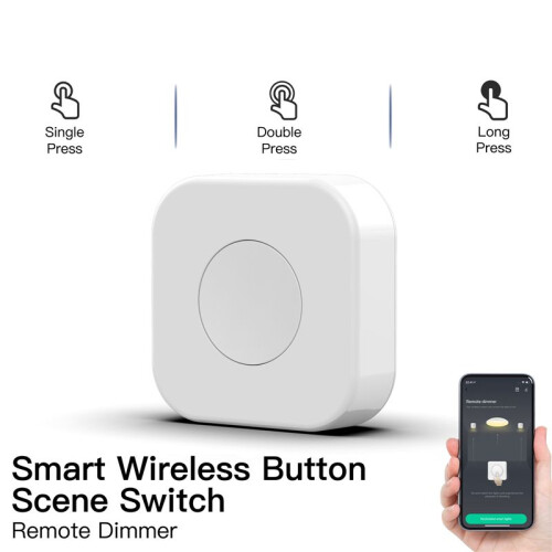 Tuya Zigbee Wireless   One Key Push Button Control Scene  Remote Controller Home Automation 2