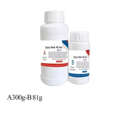 AB Carbonfaser-Reparatur-Epoxidharz, starker Kleber für Auto- und Fahrradteile, transparentes Epoxidharz-Set A300g-B81g